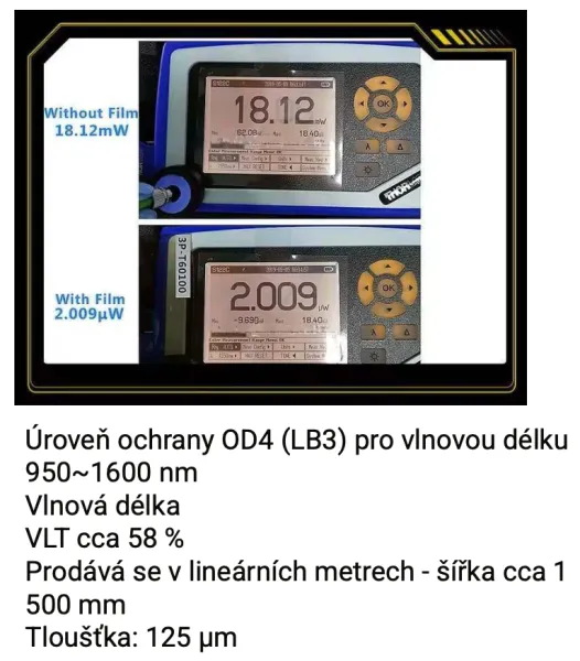 Ochranná okenní fólie